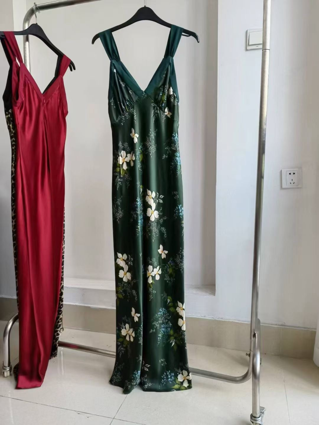 Neola Silk Maxi Dress