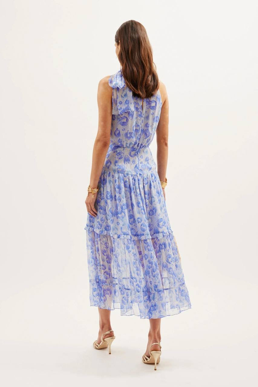 RX Pussybow Abi Viscose Midi Dress