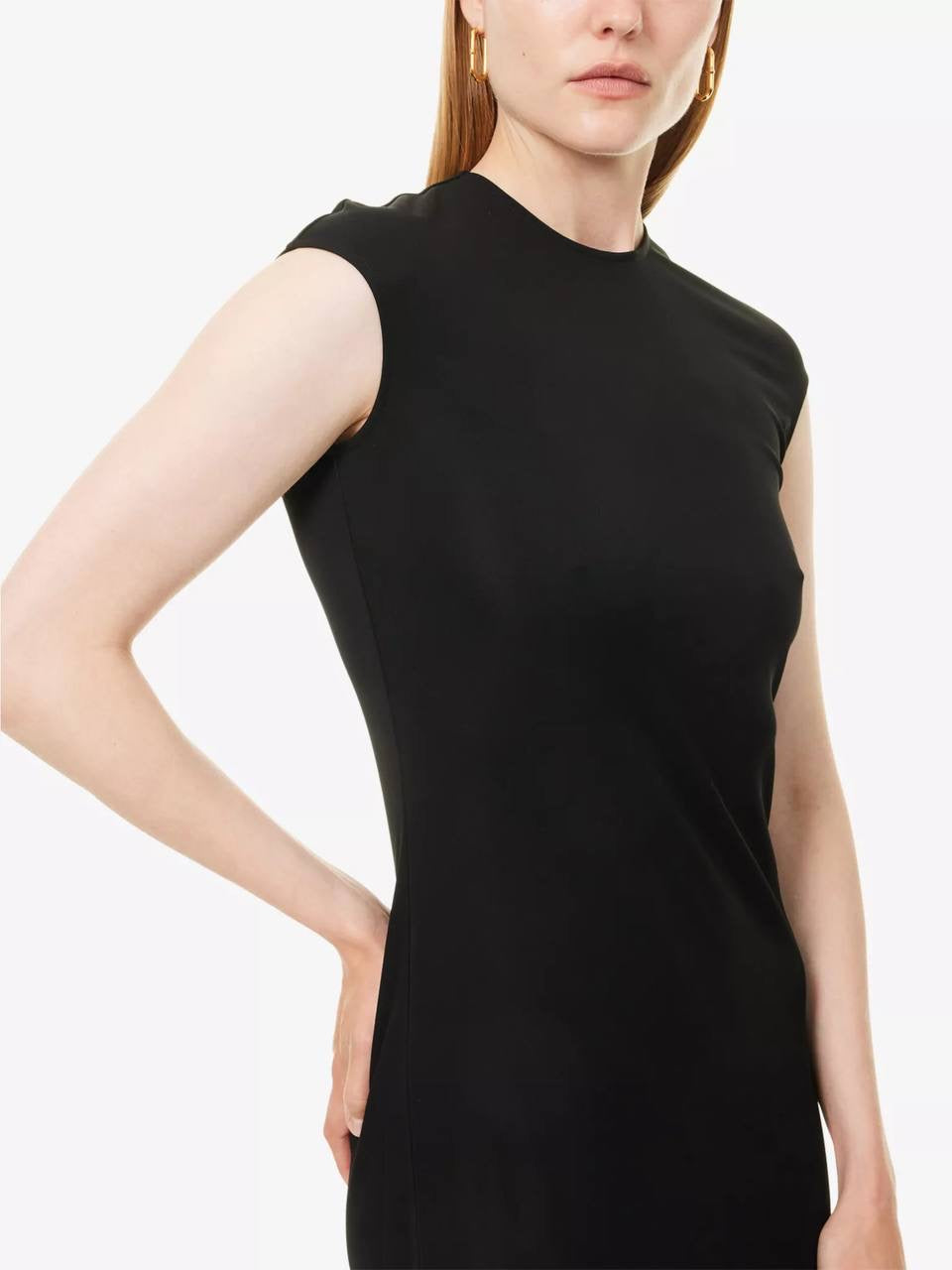 Tot Everyday Round Neck Jersey Midi Maxi Dress
