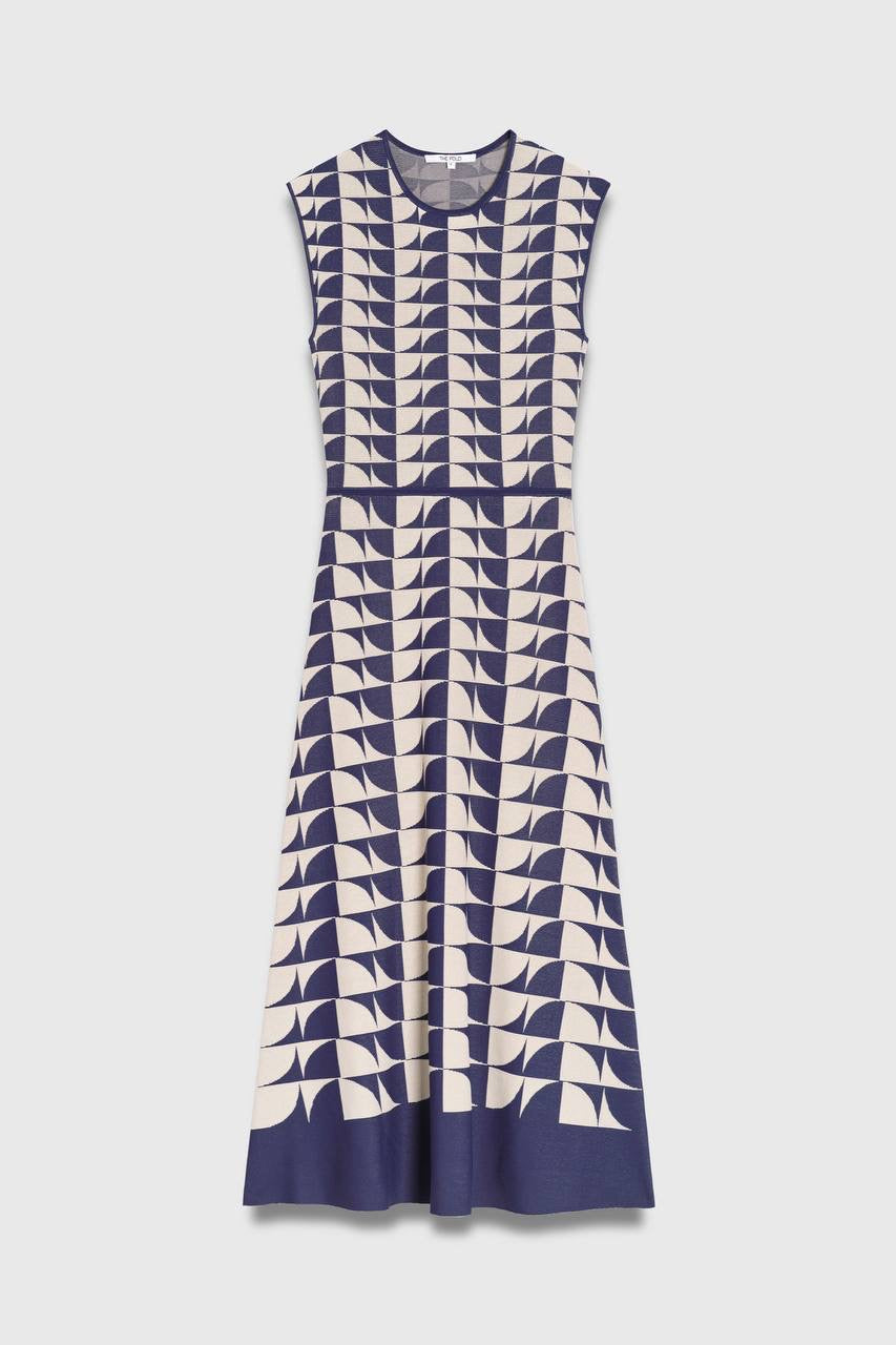 TF Sydney Viscose-Blend Jacquard Knit Dress