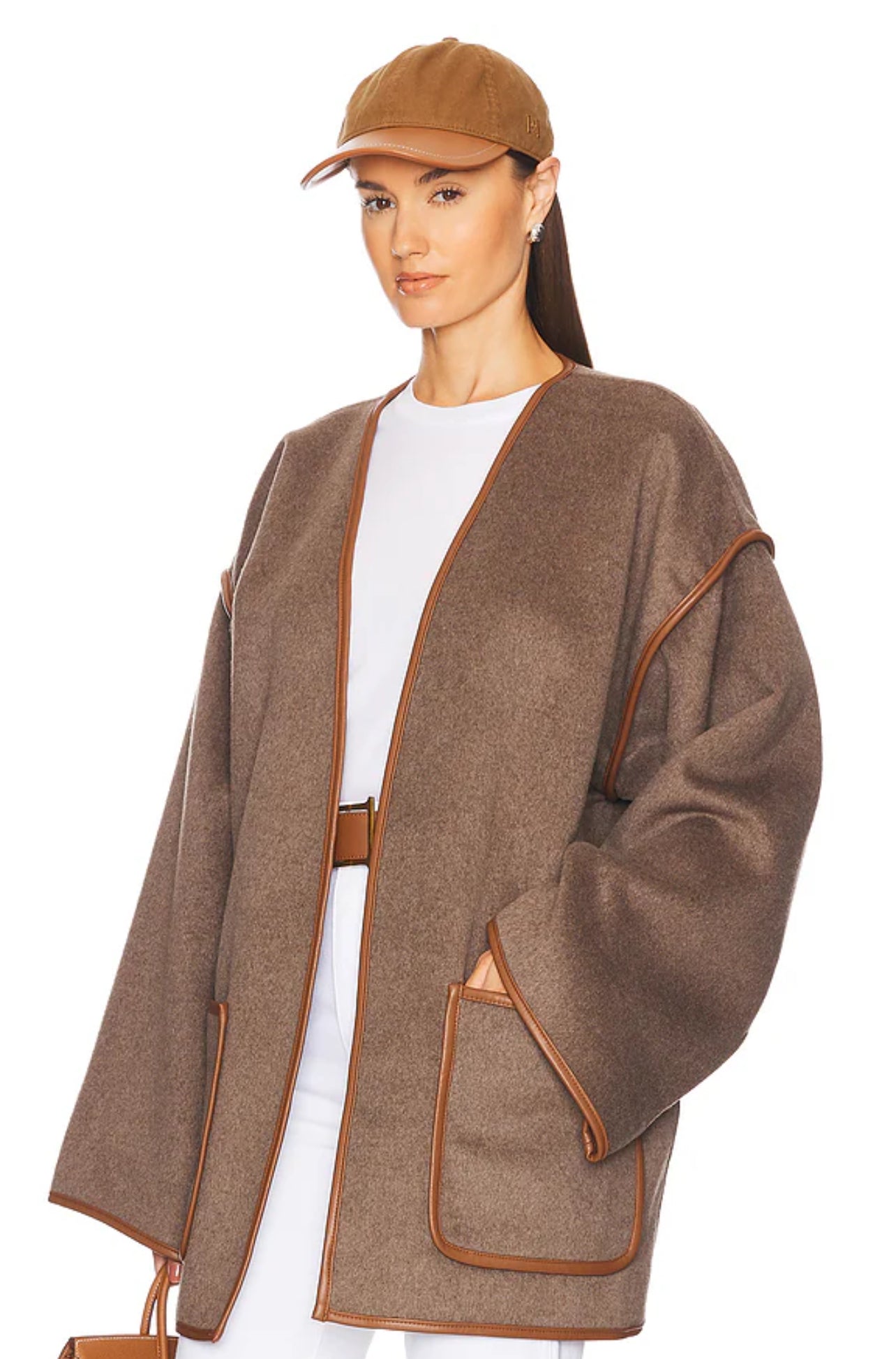 HS Wool-Blend Blanket Short Coat