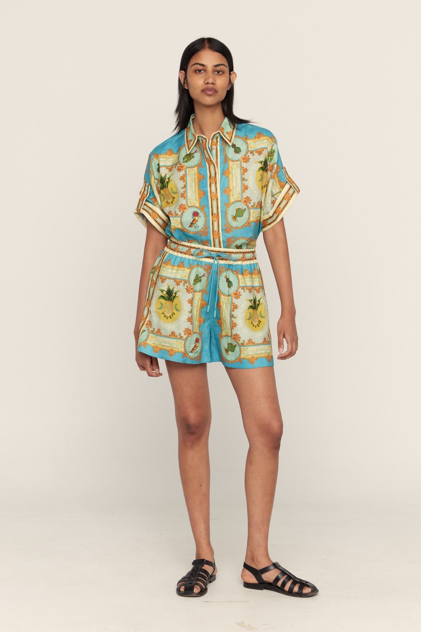 ALM La Musica Linen Shirt | Shorts | Set