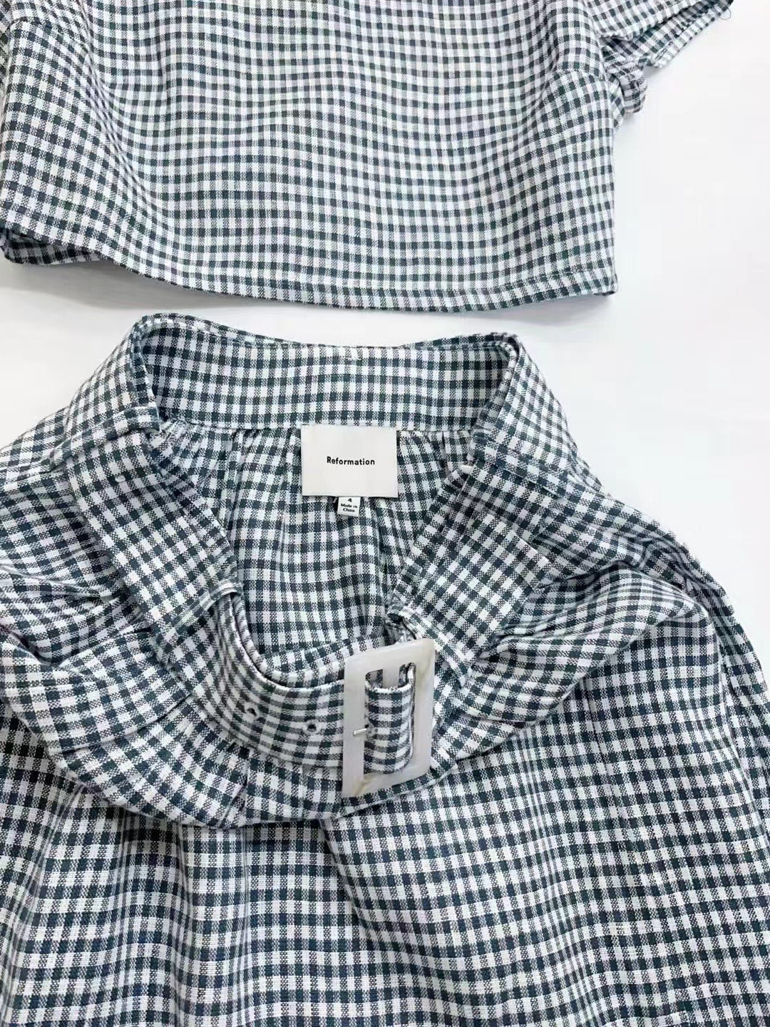 Prelaunch! Ref Linen Cropped Top | Belted Mini Skirt | Set
