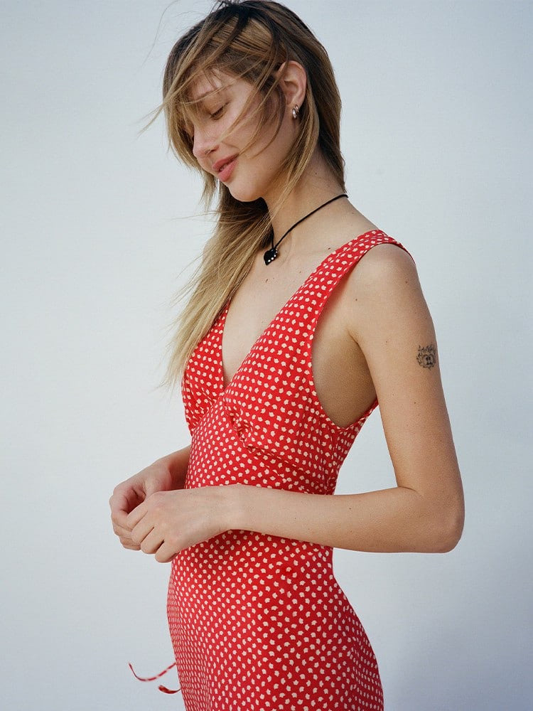 RP Stephanie Silk Midi Dress