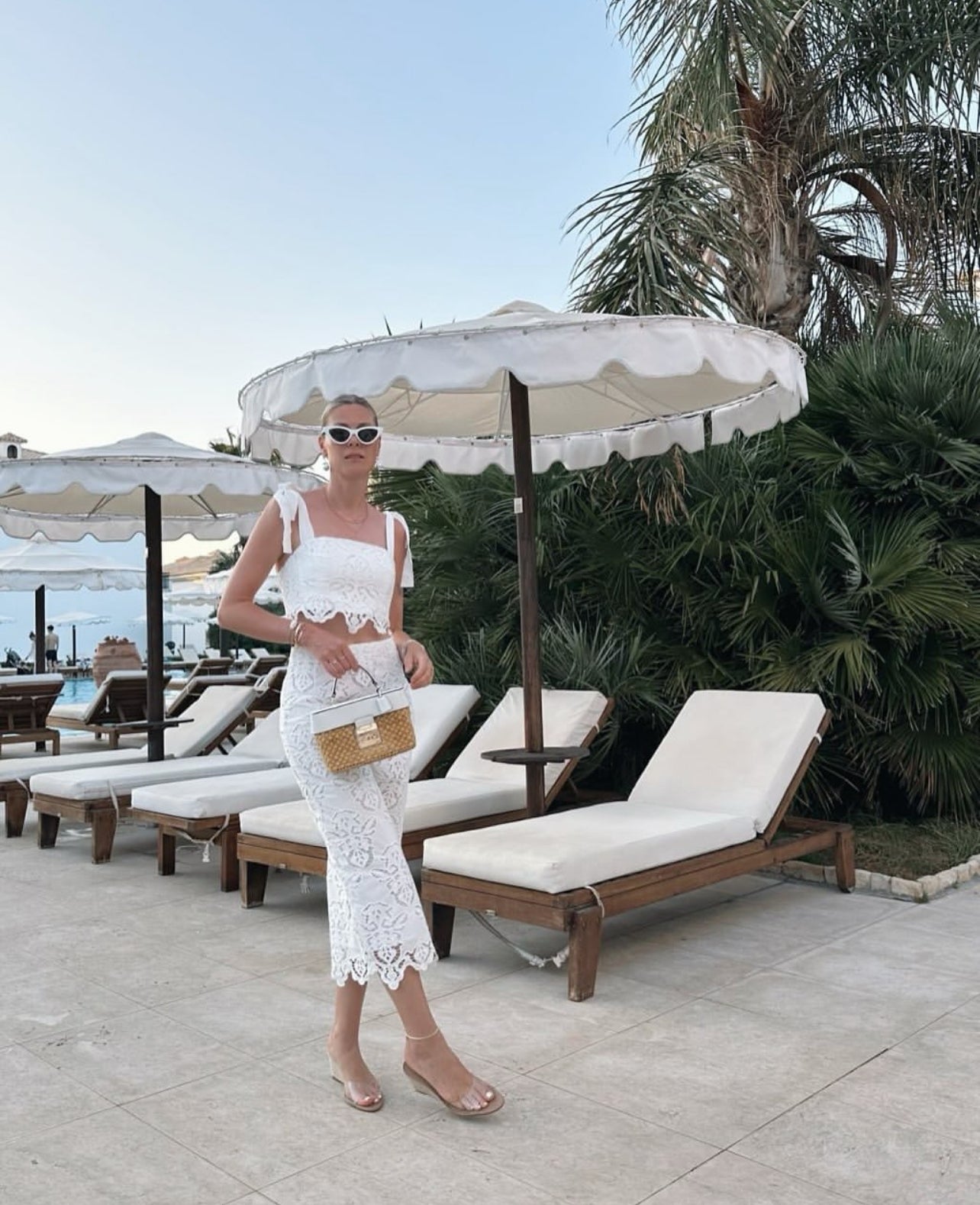 CC Shilo Lace Top | Sienna Midi Skirt | Set