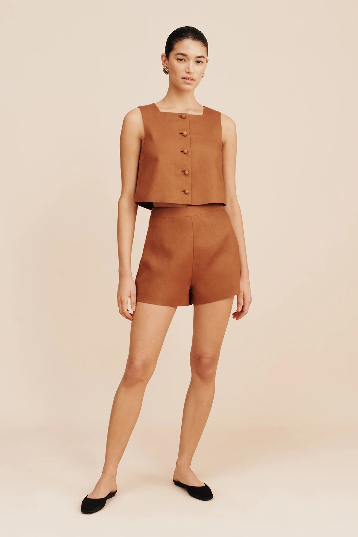 PSE Rio Linen Crop Top