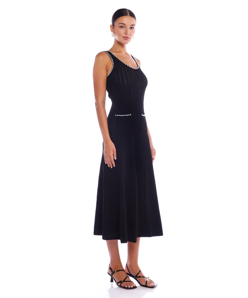 SD Manuella Beaded Midi Dress | Manuel Cropped Cardigan Top | Set