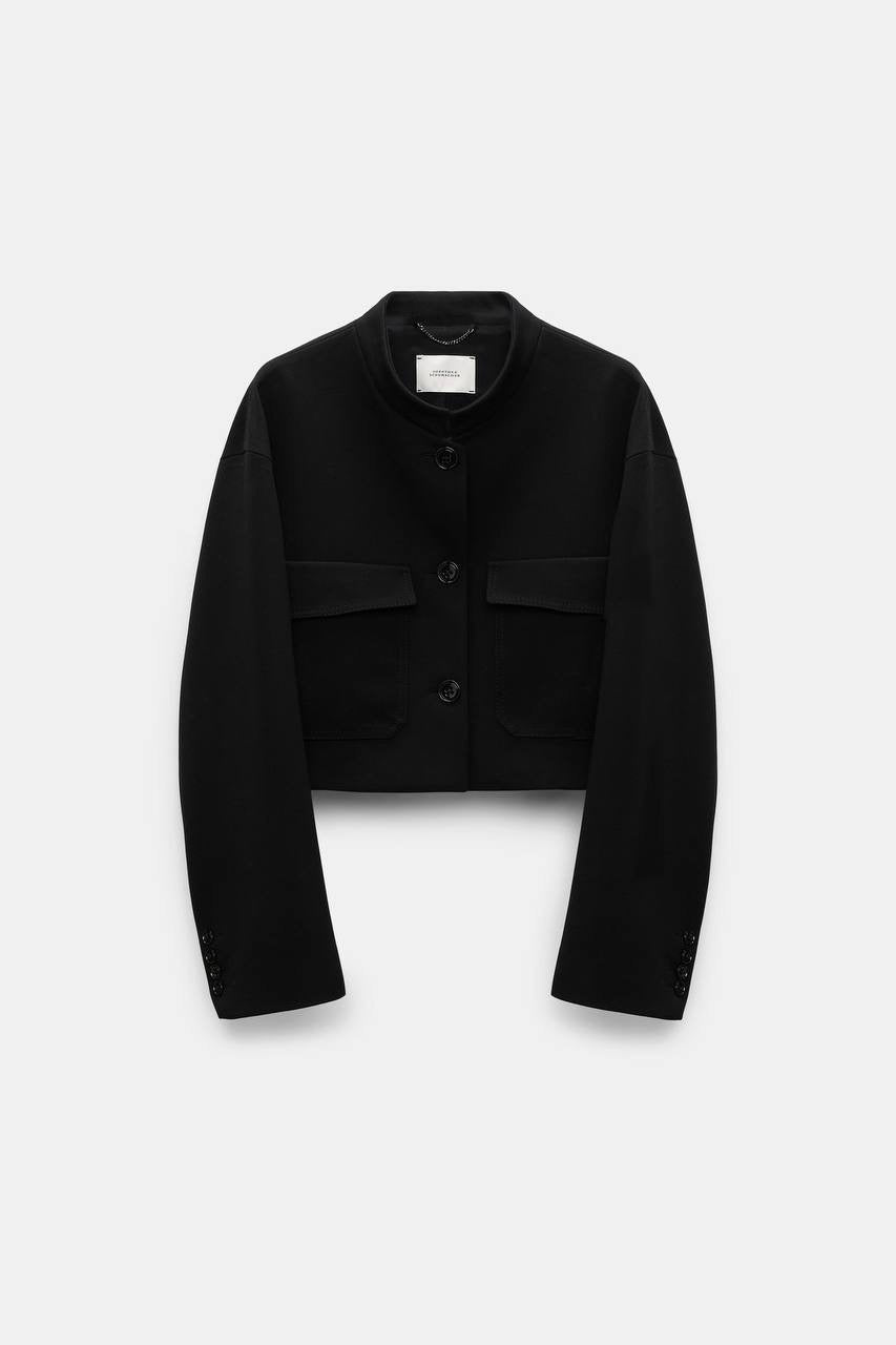 DS Emotional Essence Viscose-blend Cropped Jacket