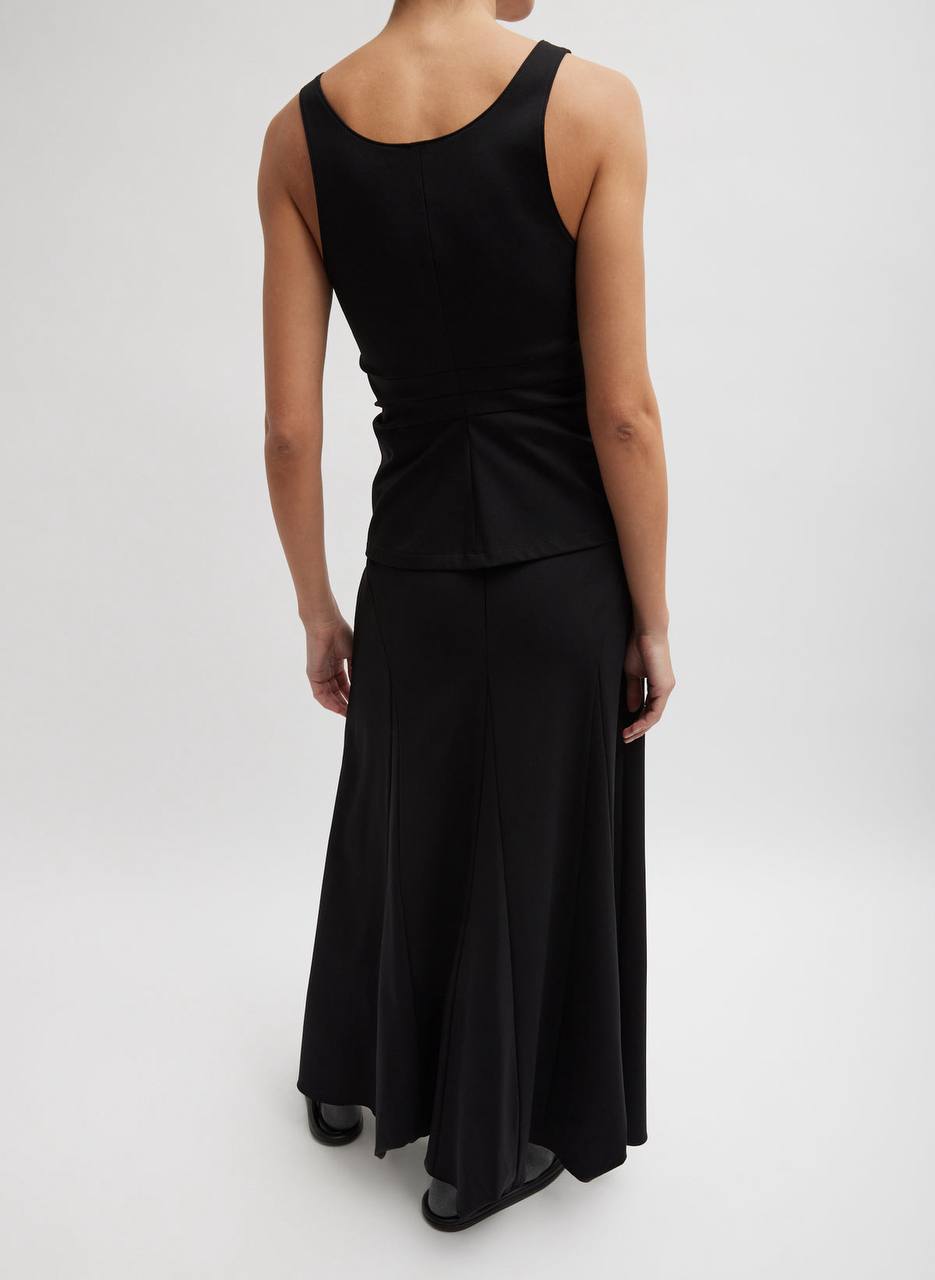 TB Compact Ultra Stretch Tank Top | Midi Skirt | Set