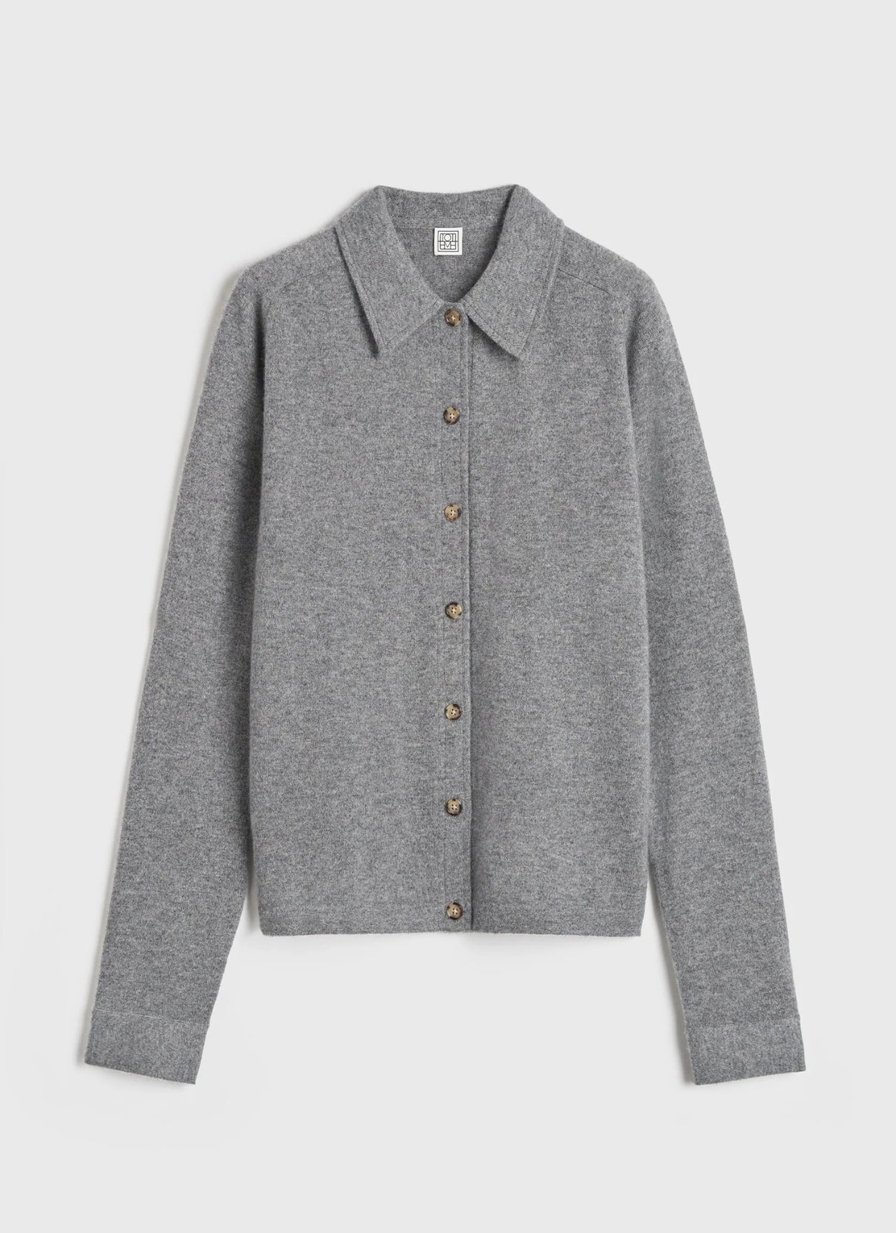 Tot Raglan Sleeve Cashmere Cardigan Shirt