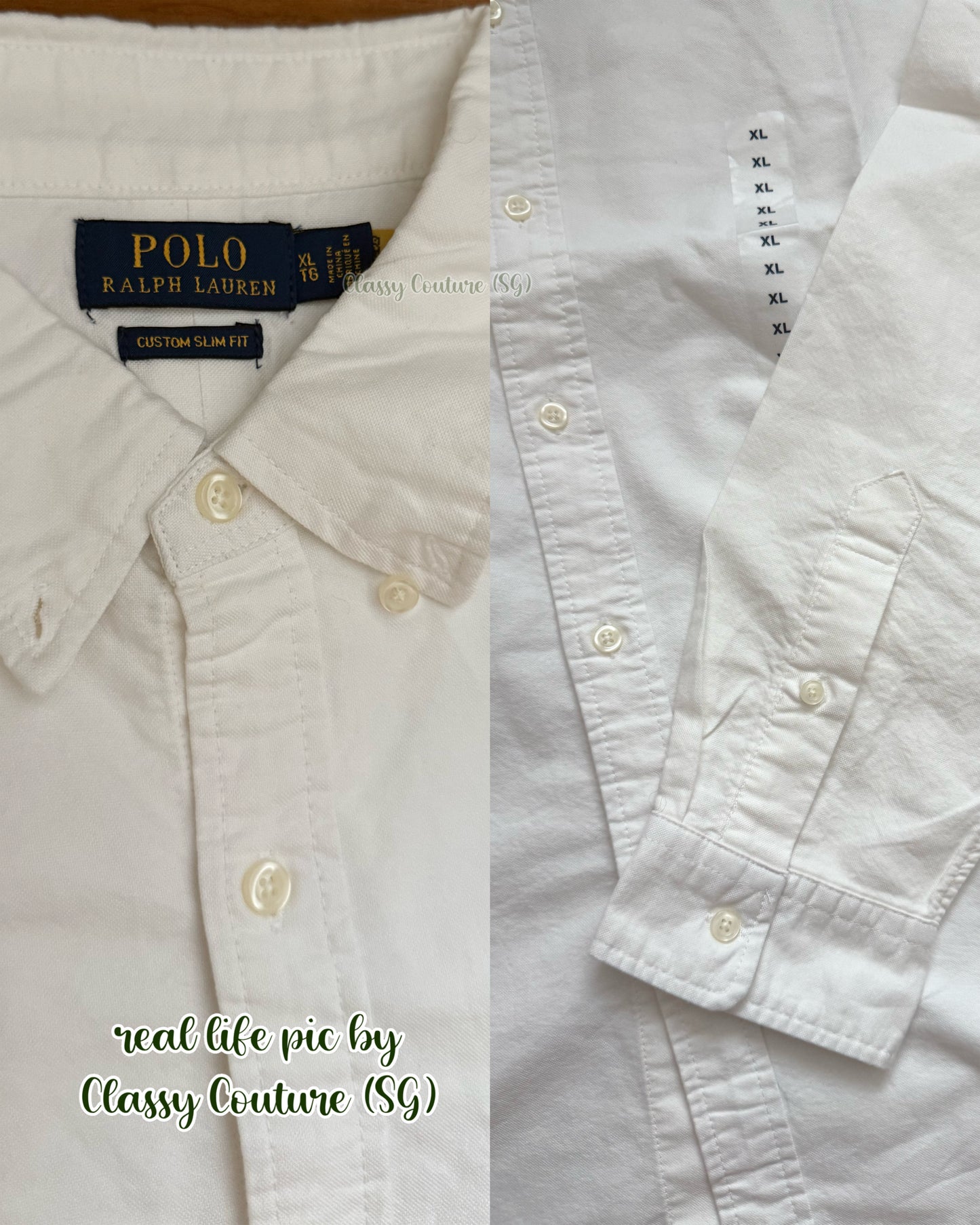 10 Colors! RL Men’s / Unisex Custom Slim Fit Garment Dyed Oxford Shirt