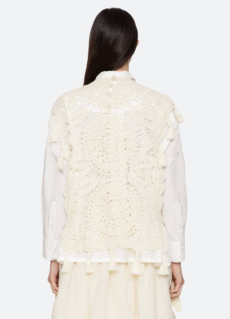 SE Nara Crochet Combo Shirt