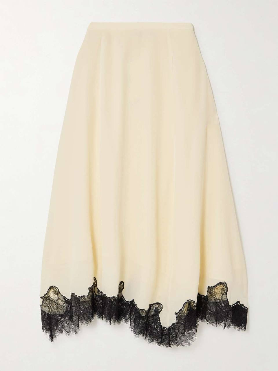 UJ Bette Cream Top | Asymmetrical Rosine Midi Skirt | Silk Set
