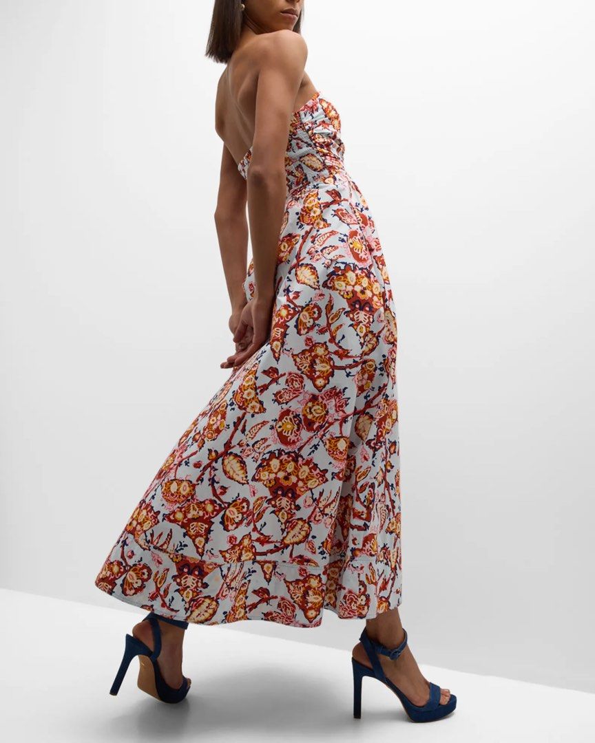 ALC Tate Strapless A-Line Maxi Dress