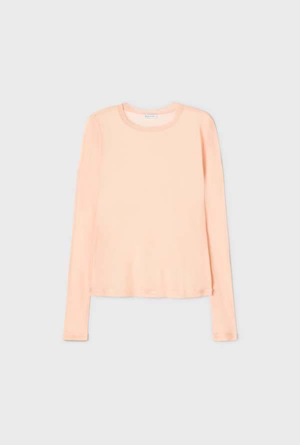 SALE! SL Silk Mesh Long Sleeve Top in Daybreak | Hot Lips