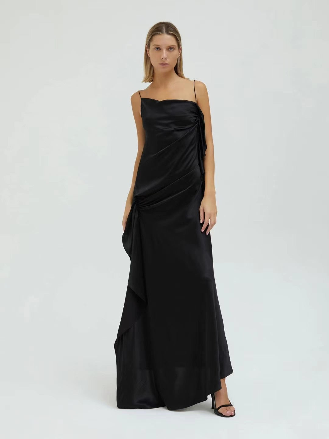 CE Cusco Silk Drape Cami Maxi Dress