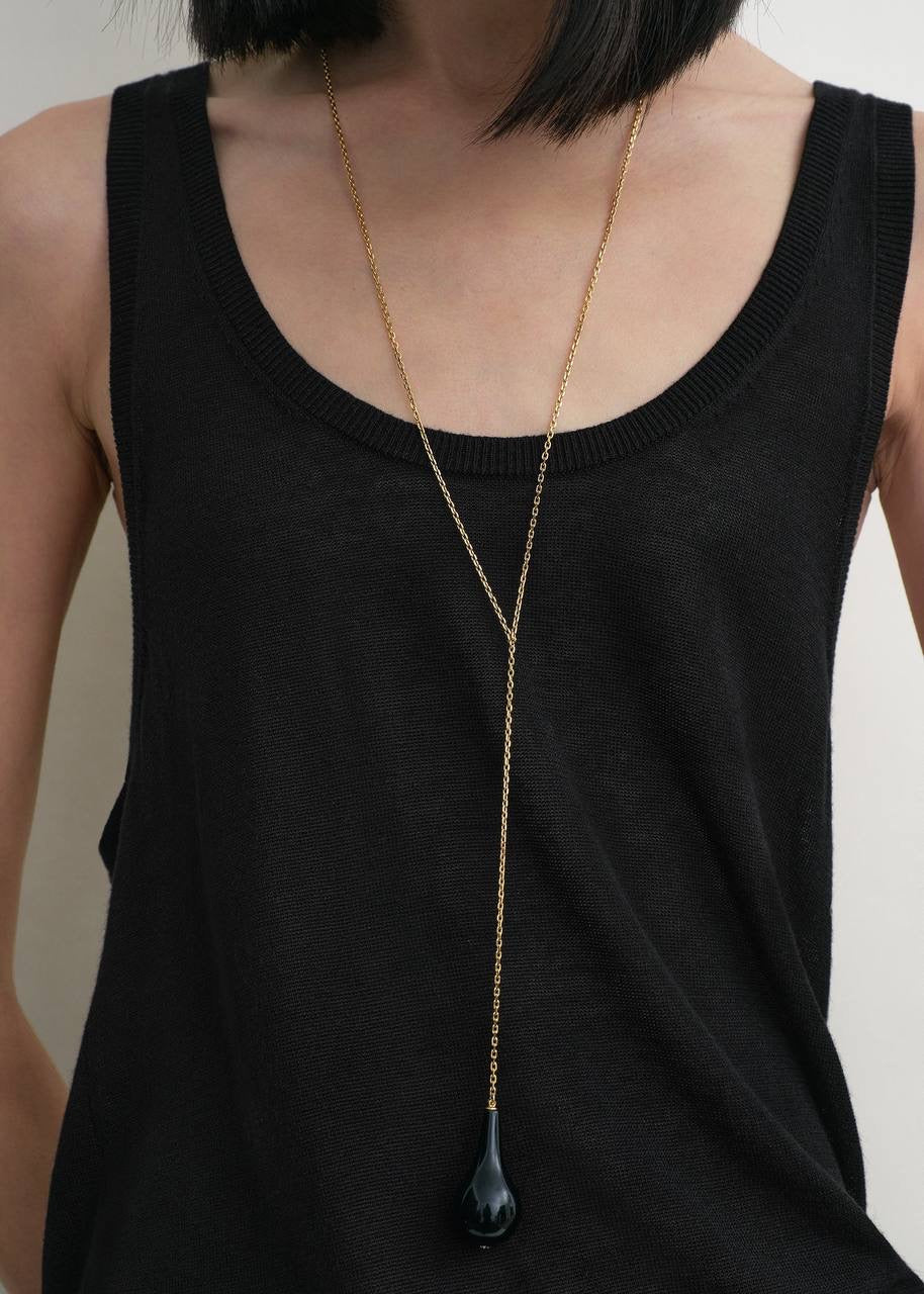 Tot Lyocell-Cashmere Tank Knit Long Top