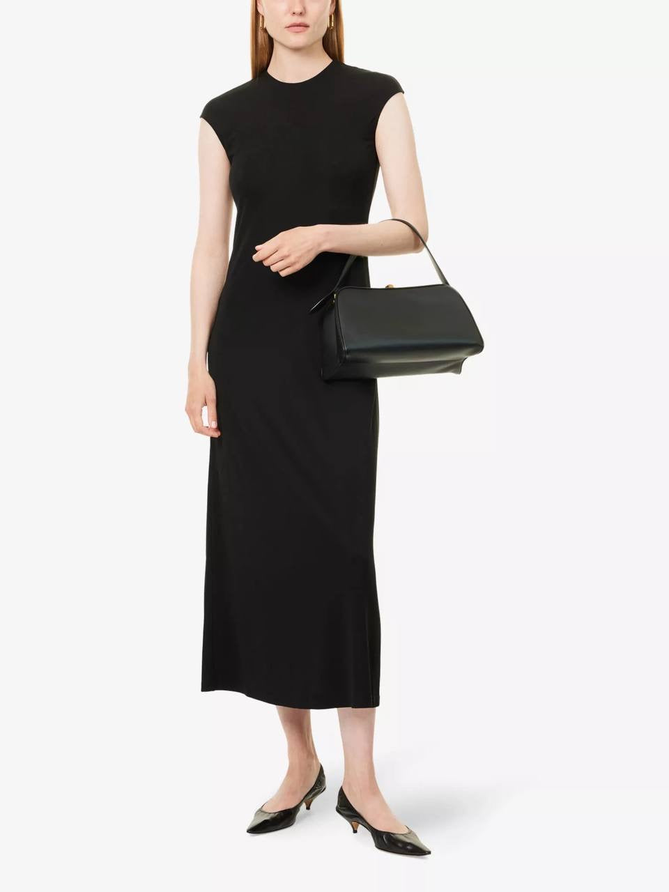 Tot Everyday Round Neck Jersey Midi Maxi Dress