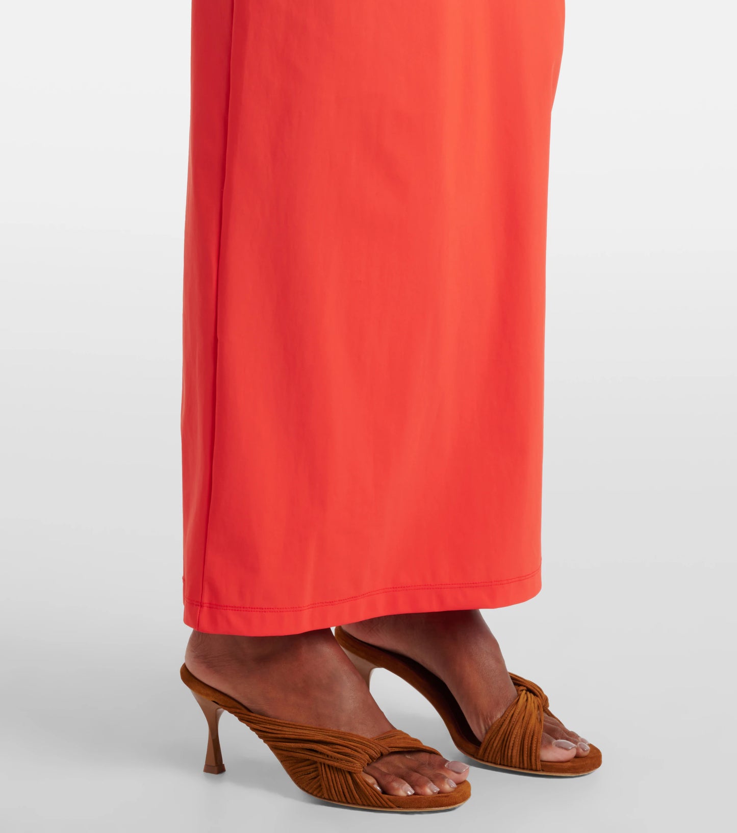 CE Crystal Embellished Maxi Dress in Red
