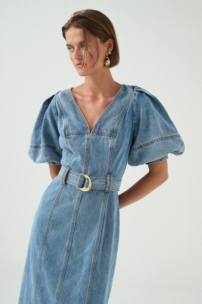 AJ Juno Denim Midi Dress | Harper Denim Midi Dress