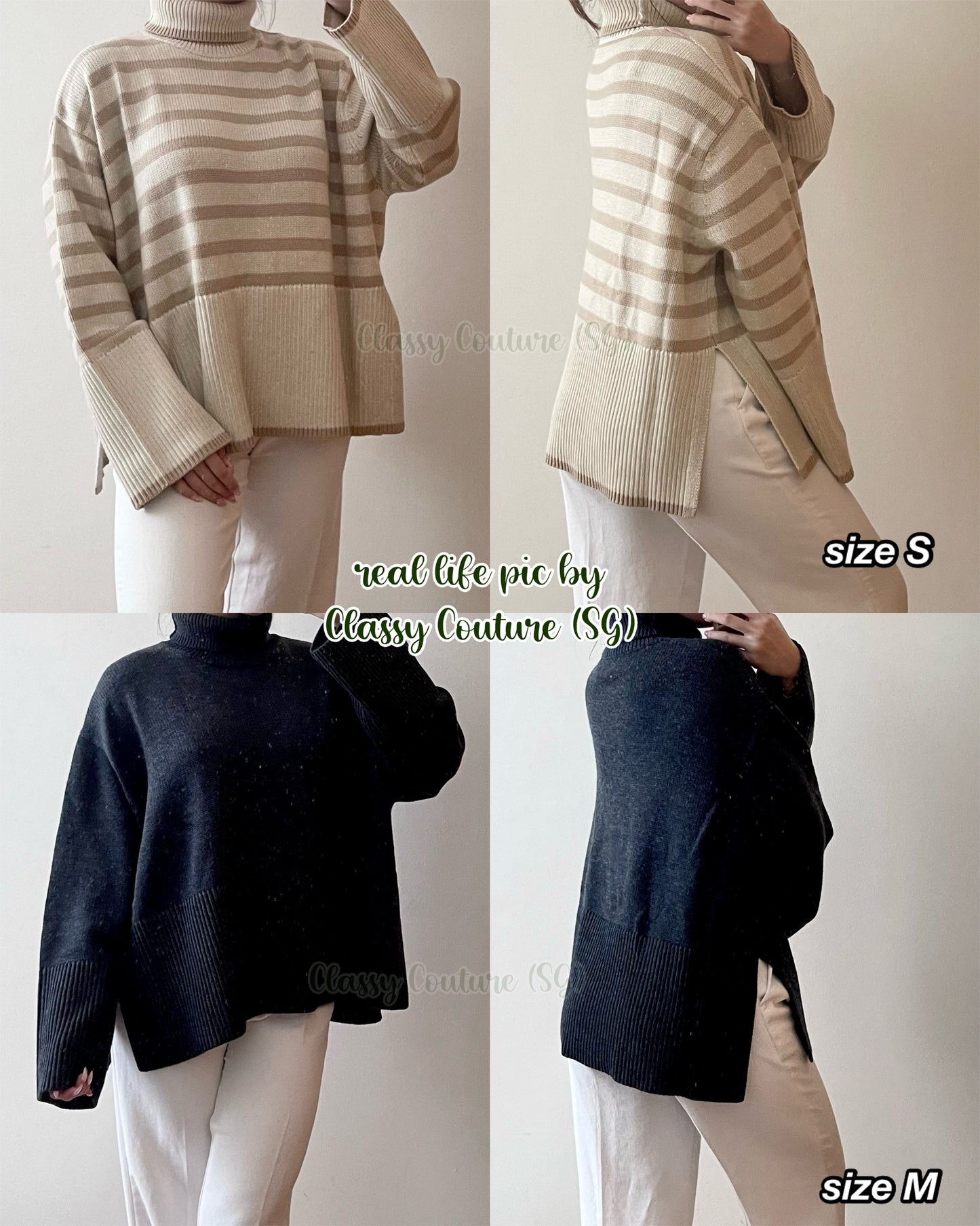 Tot Signature Wool-Cotton Turtleneck Sweater