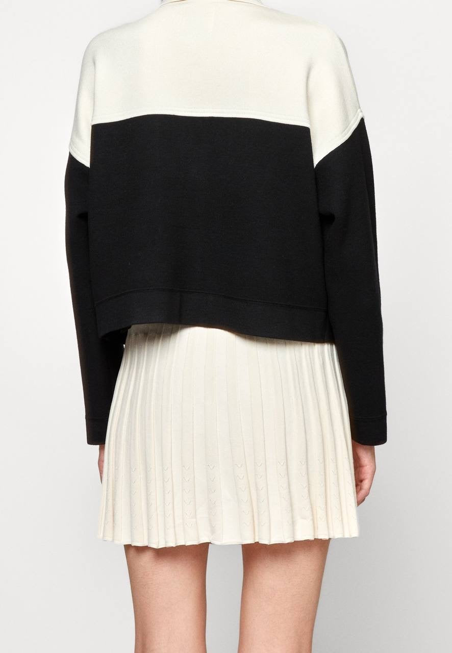 Killim Color Blocked Cropped Cardigan