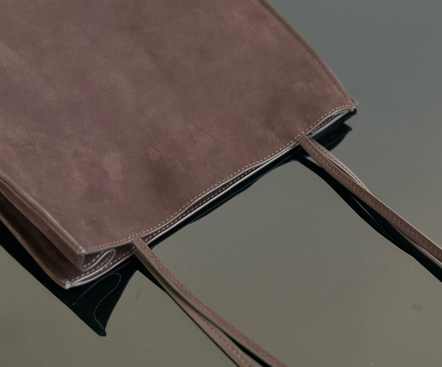 TR To Go Large Nubuck Leather Tote Bag