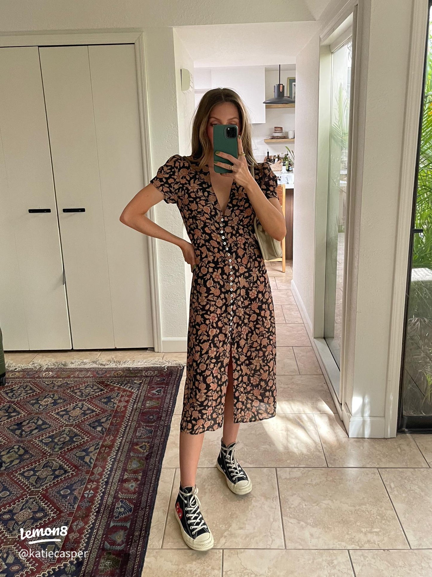 RP Monica Silk Midi Dress