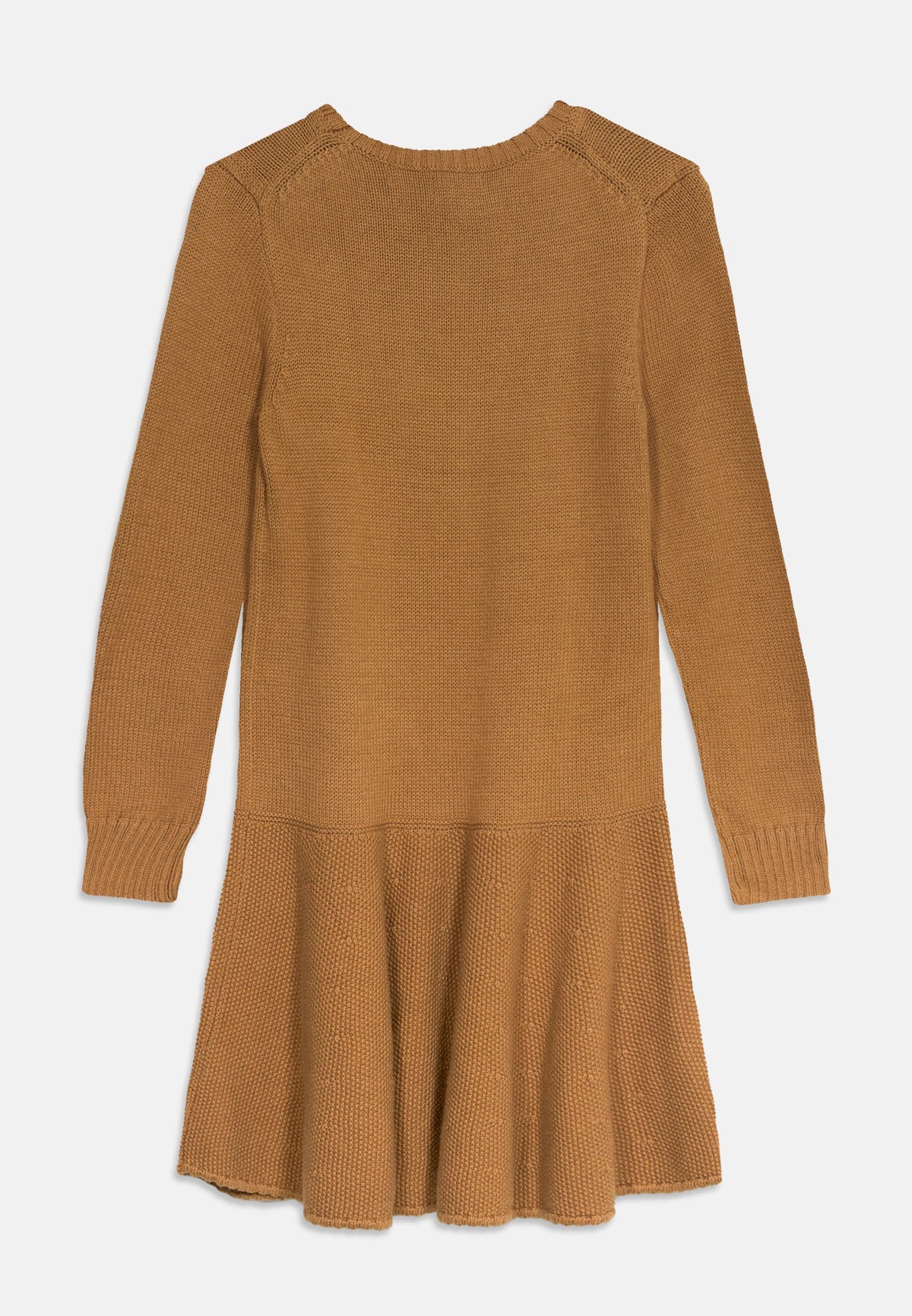 (2Y-20Y) Kid's/Women’s Cotton Intarsia Knit Bear & Dog Jumper Mini Dress
