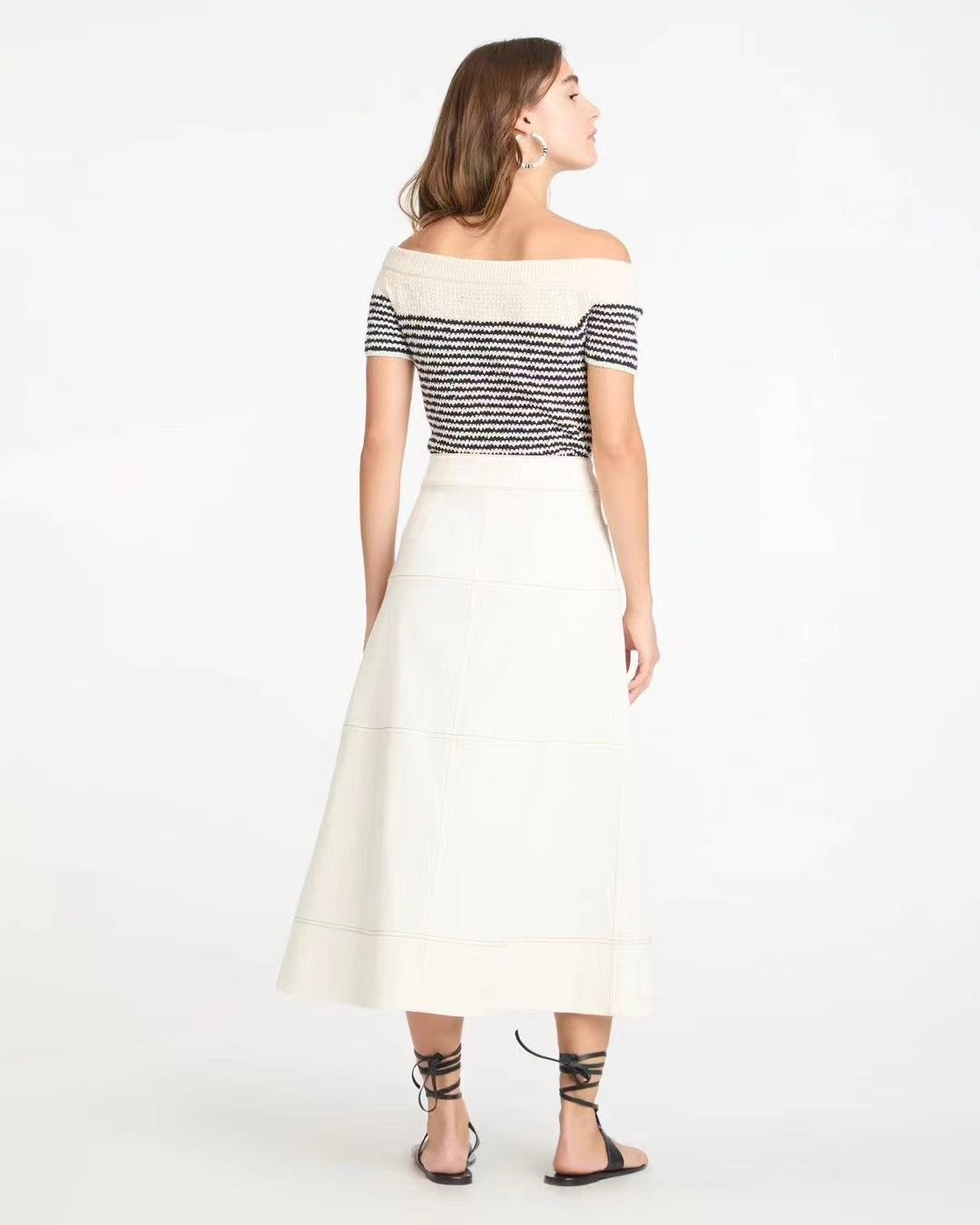 TT Hudie Denim Midi Skirt