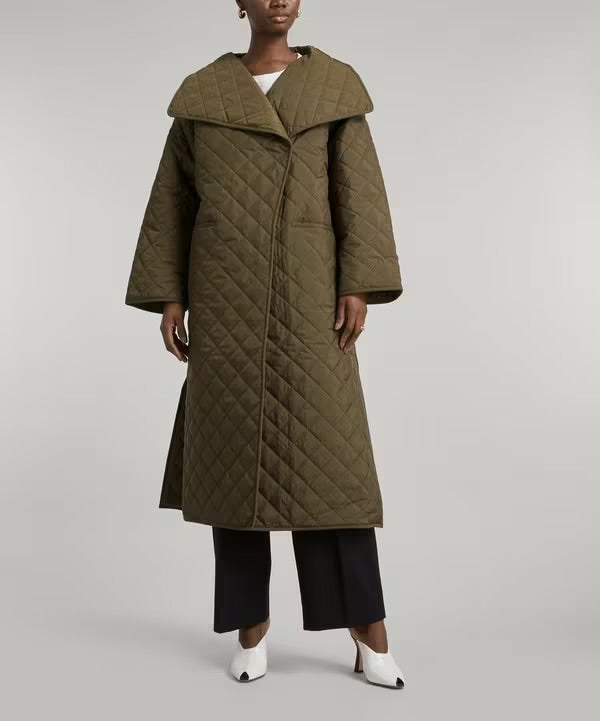 SALE! Tot Signature Quilted Long Coat