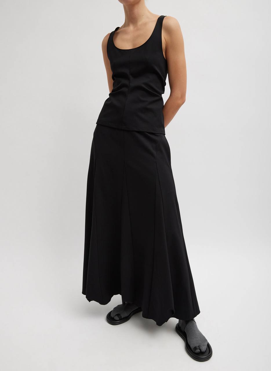 TB Compact Ultra Stretch Tank Top | Midi Skirt | Set