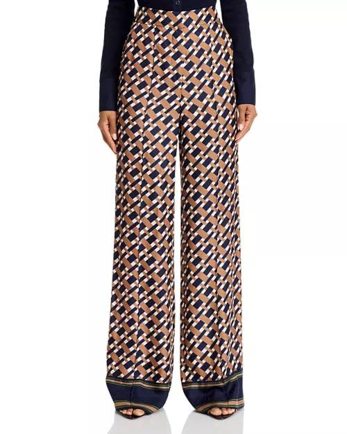VB Edia Wide-Leg Silk-Viscose Pants