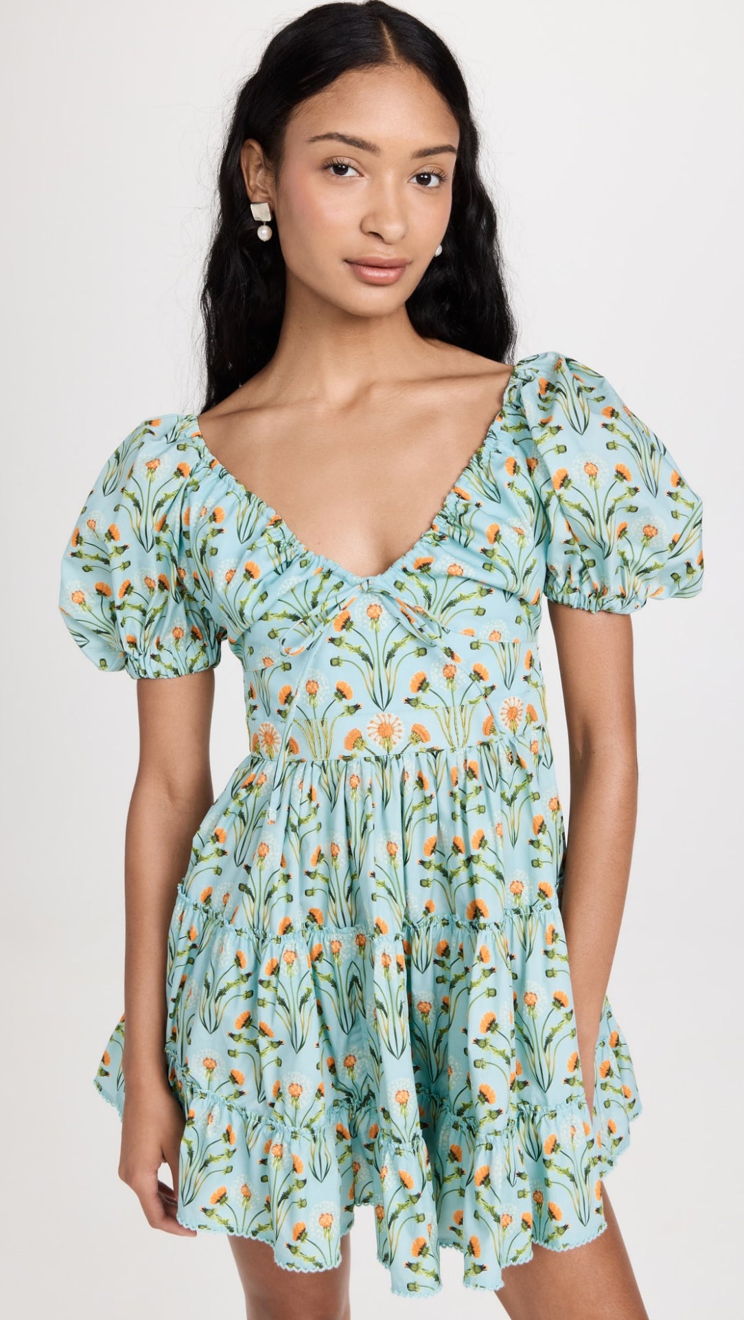 AB Manzanilla Diente De Leon Amanecer Cotton Mini Dress