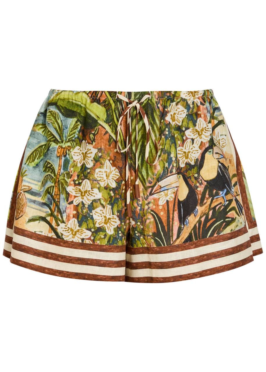 ALM Toucan Tango Buttondown Shirt | Shorts | Linen Set