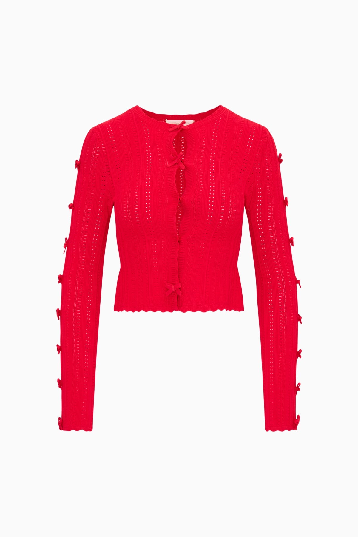 LSF Garrett Rib Pointelle Cami Top | Meryl Mini Skirt | Zoriah Cardigan | Viscose-blend Set