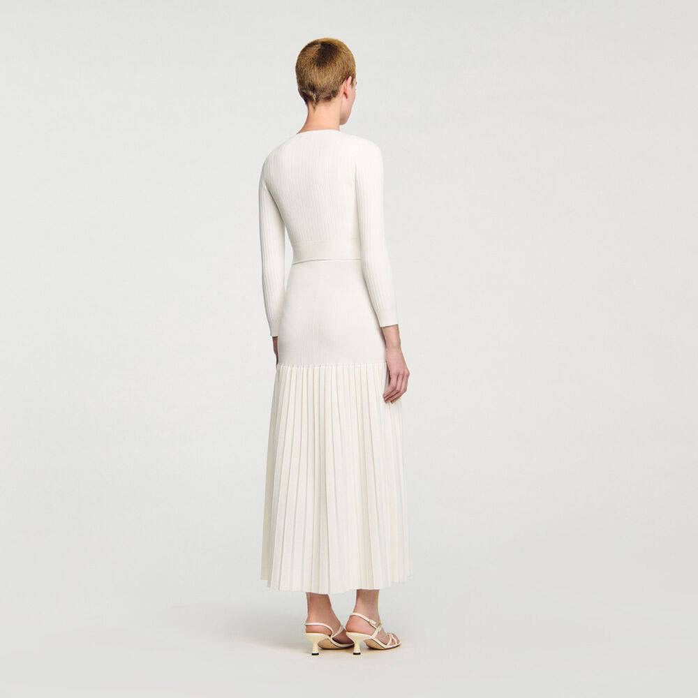SD Bella Midi Dress | Bello Cropped Rib Knit Cardigan | Viscose-Blend Set