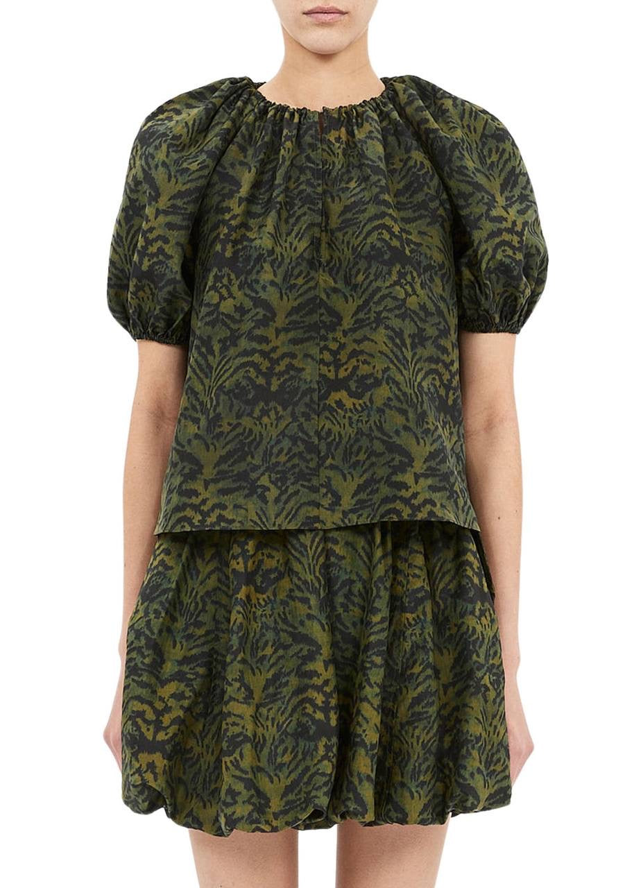 UJ Talie Short Sleeve Blouse Top | Charlie Wide Leg Pants | Silk Set