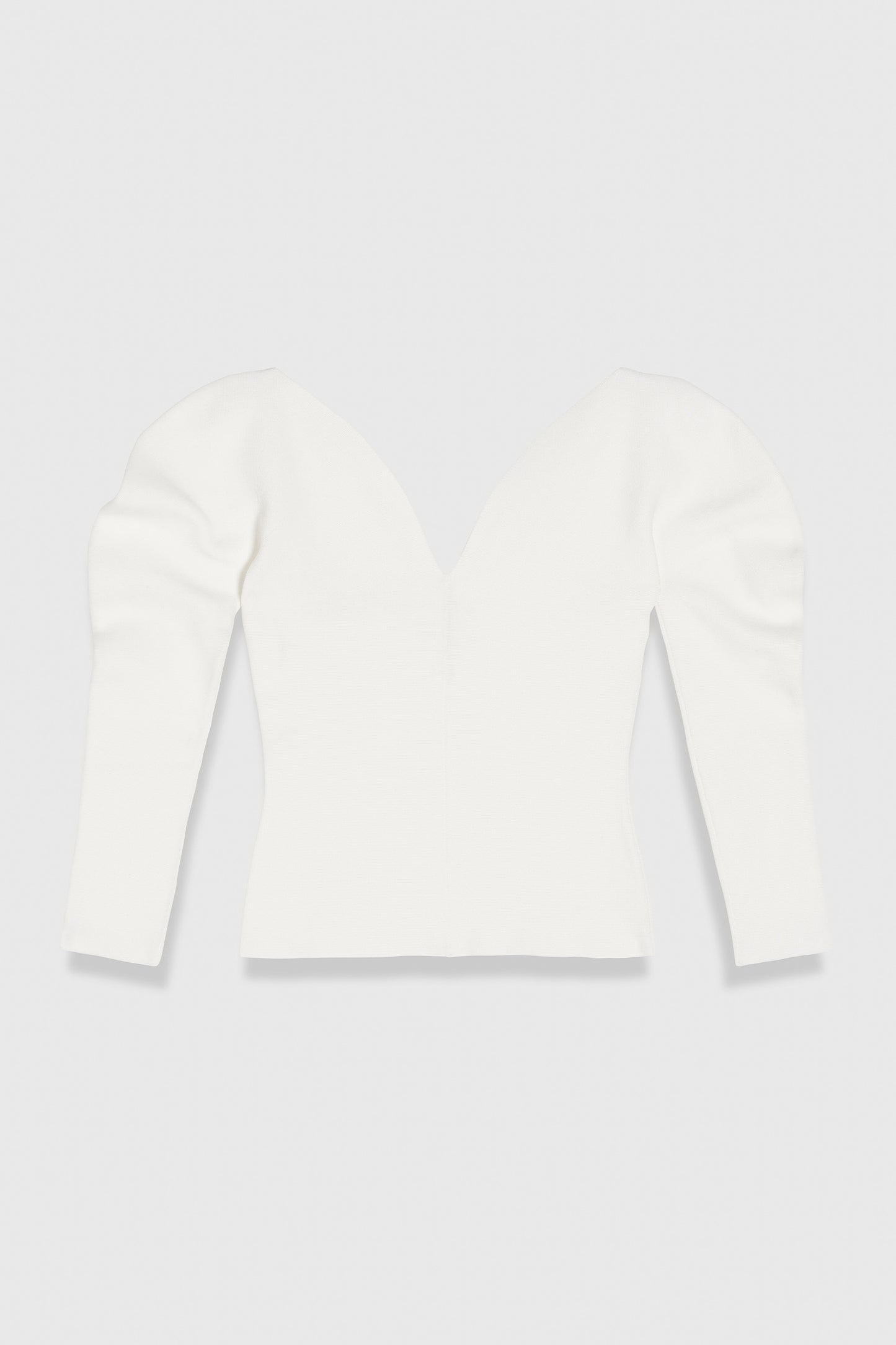 TF Sculpt Knit Bouverie Long Sleeve Sweetheart Top