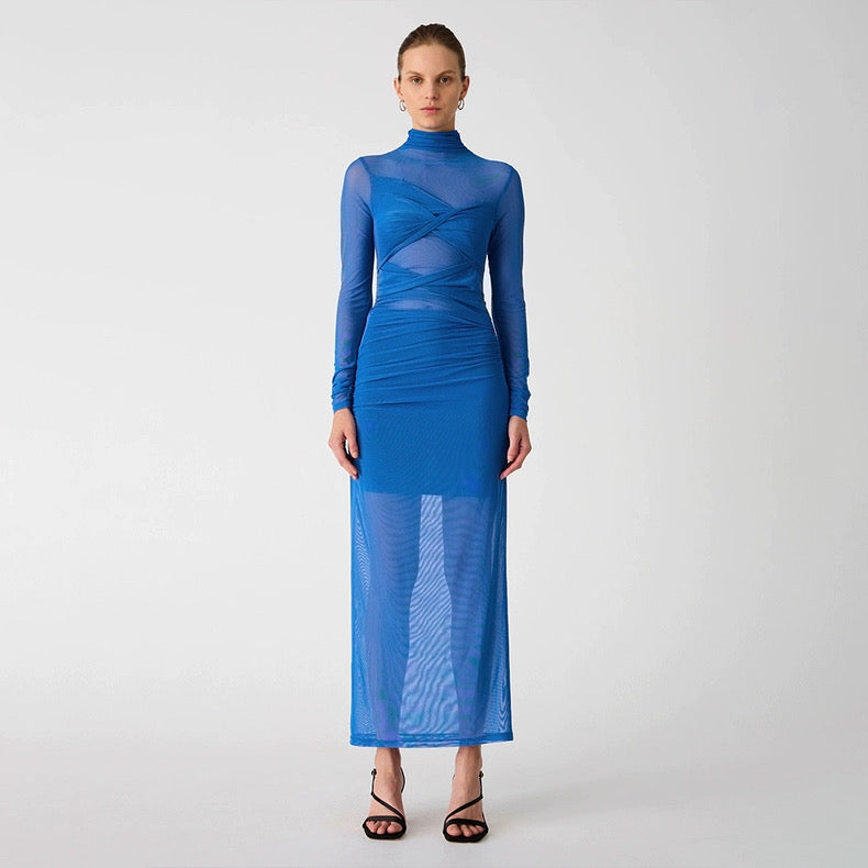 MS Madigral Mesh Midi Dress