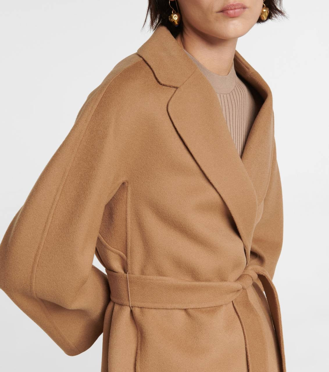 MM Esturia Wool Broadcloth Midi Coat