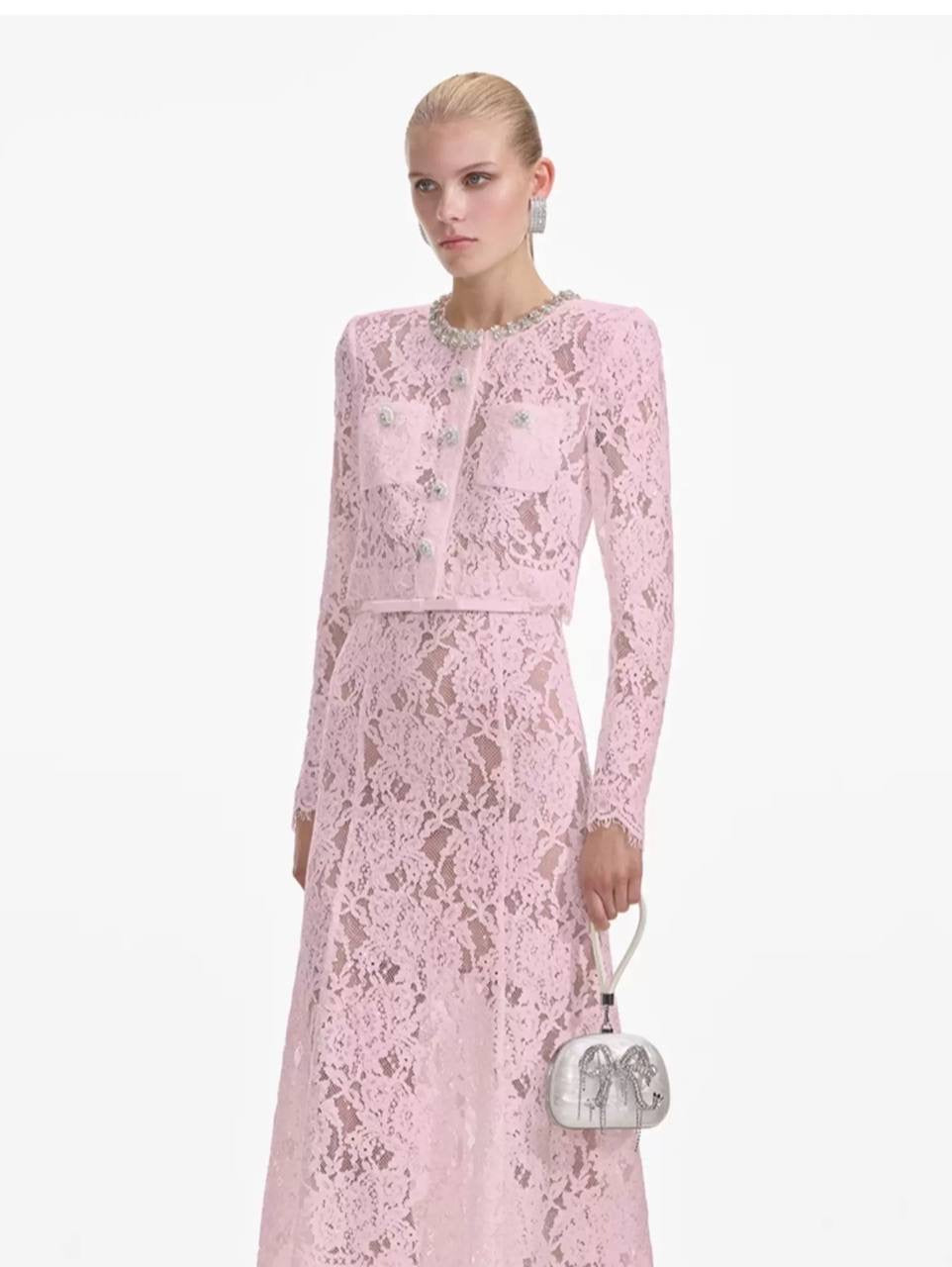 SP Embellished Jacket | Midi Skirt | Dress Set