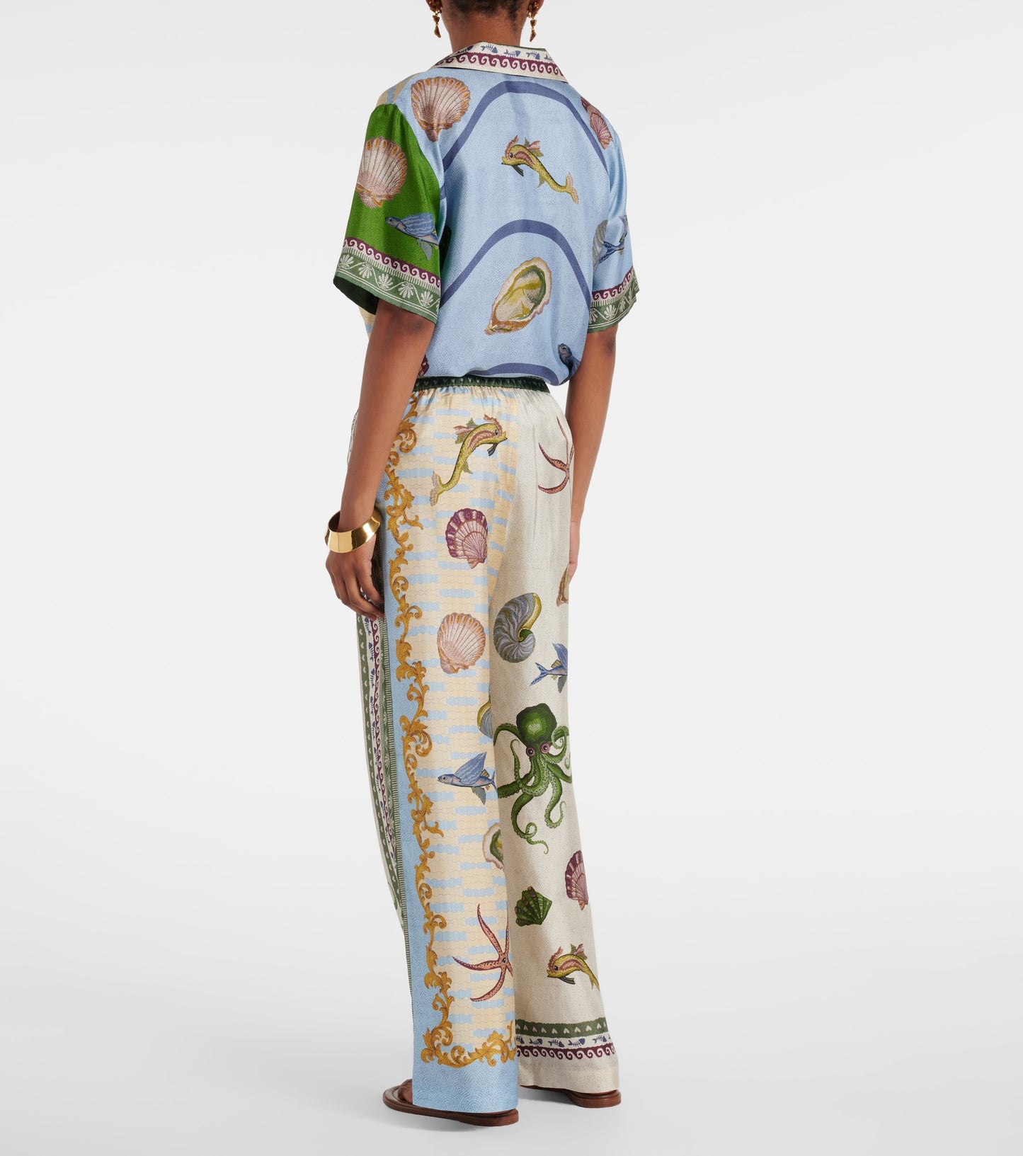 ALM Bath House Silk Shirt | Pants | Set