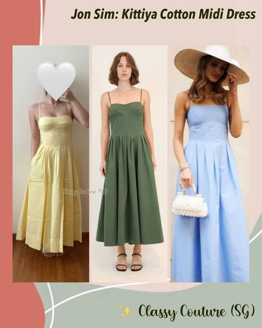 JS Kittiya Cotton Midi Dress