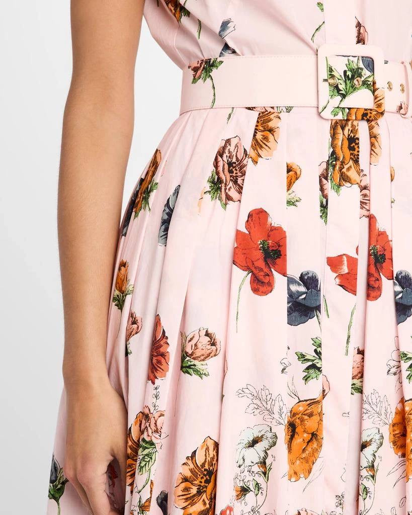 CC Octavia Floral Cotton Midi Dress