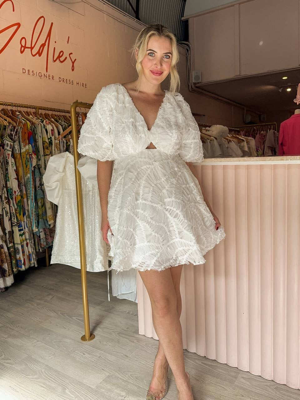 AJ Florential Swing Mini Dress