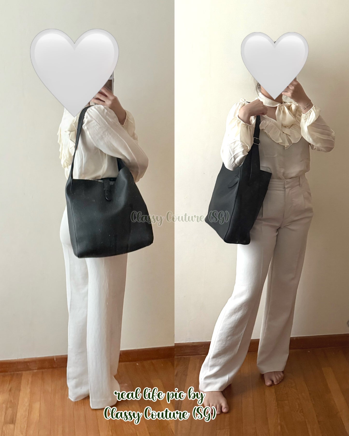 3 Colours! TR Blake Grained Calfskin Leather Bag