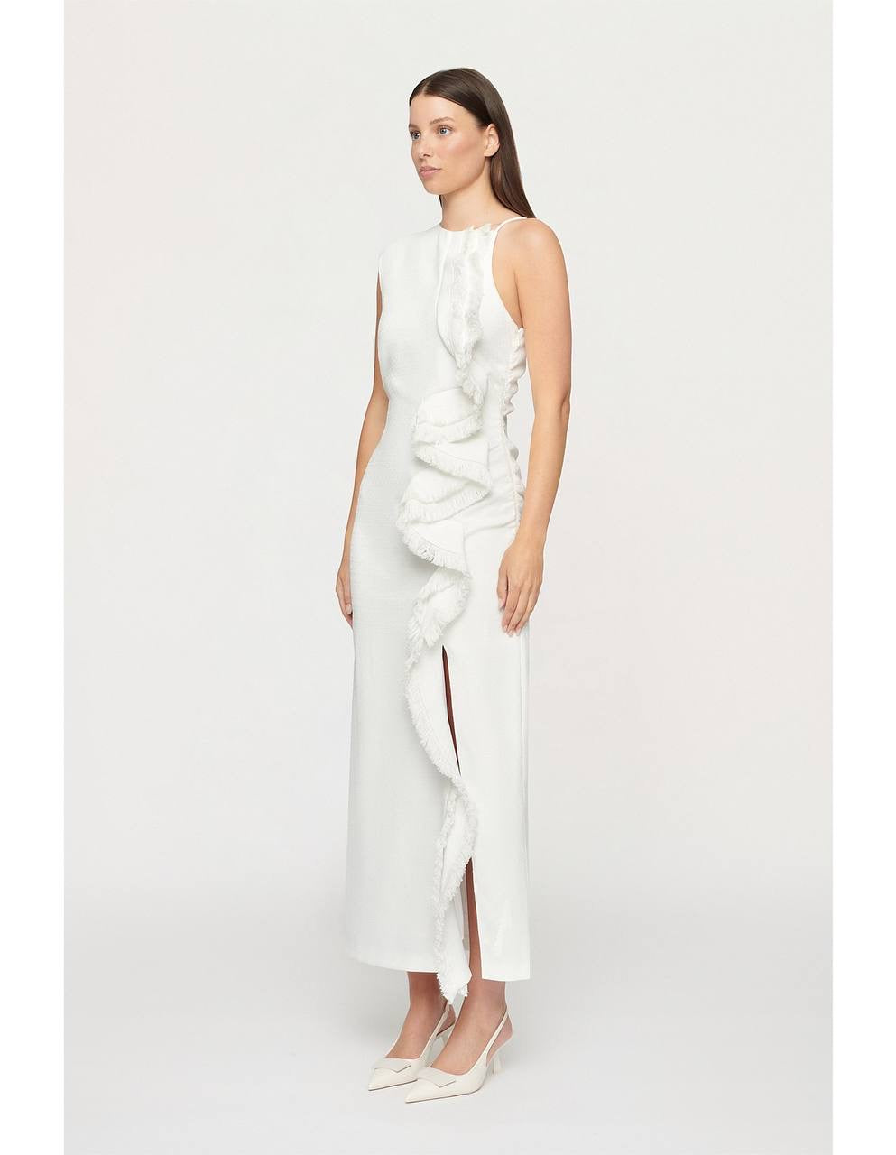 CLE Elijah Fringe Midi Maxi Dress