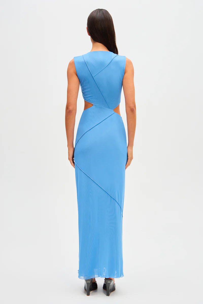 MS Salli Mesh Cut Out Maxi Dress