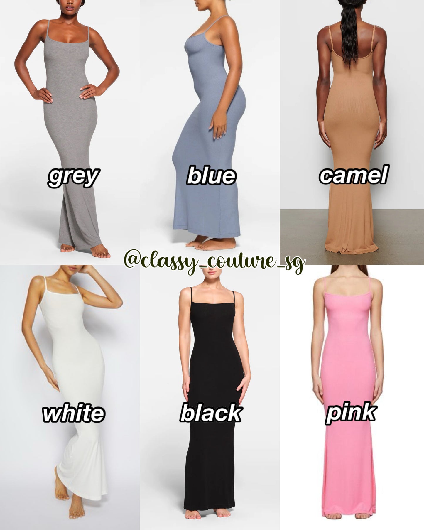 SK Soft Lounge Long Slip Maxi Dress